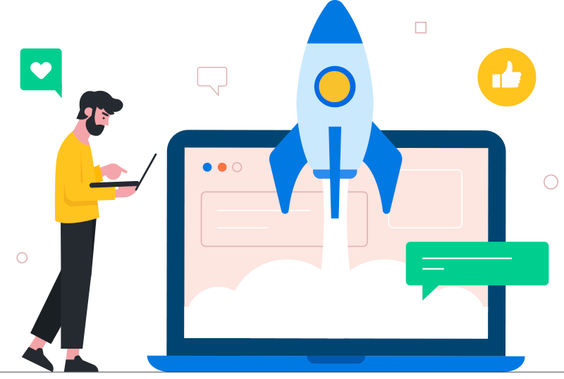 Ilustración desarrollo web